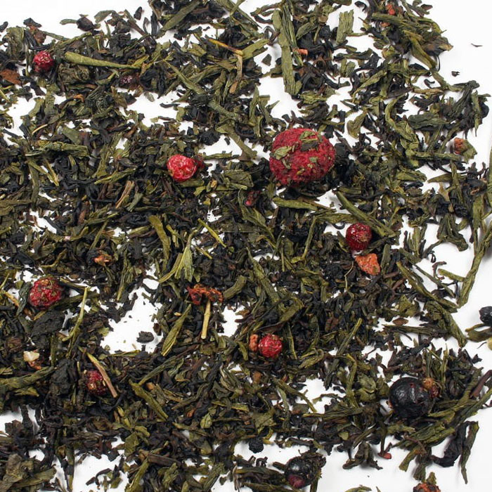ceai oolong cu fructe de padure